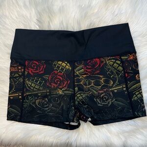 Constantly Varied Gear floral knuckles Athletic Shorts